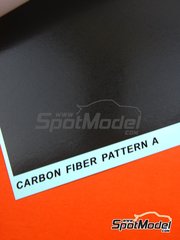 SK Decals: Calca de trama de fibra de carbono escala 1/24 - Fibra de carbono trama A - calcas de agua