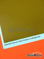 SK Decals: Calca de trama de kevlar escala 1/20 - Trama de kevlar tipo A - calcas de agua