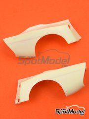 SK Decals: Transkit escala 1/24 - Aletines traseros para Porsche Kremer 935 K3 1980 - piezas de resina - para la referencia de Nunu PN24006
