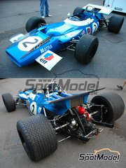 SMTS: Car scale model kit 1/43 scale - Matra Ford MS80 Equipe Matra Team sponsored by ELF #2, 3, 5, 7 - Sir John Young 'Jackie' Stewart (GB), Jean-Pierre Beltoise (FR) - World Championship 1969 - resin multimaterial kit