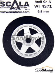 Scala43: Upgrade 1/43 scale - Speedline Audi - 5 nuts rims