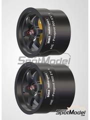 Scale Motorsport: Rims 1/24 scale - Peugeot 905 Evo 1 - 3D printed parts - for Heller reference 80718 - 4 units