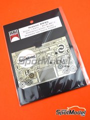 Scale Motorsport: Detail up set 1/24 scale - Nissan R89C - photo-etched parts and assembly instructions - for Tamiya reference TAM24093