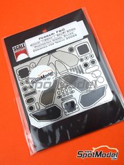 Scale Motorsport: Detail up set 1/20 scale - Ferrari F60 - photo-etched parts and assembly instructions - for Tamiya reference TAM20059