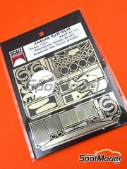 Scale Motorsport: Detail up set 1/24 scale - Jaguar XJR-9 LM - photo-etched parts and assembly instructions - for Tamiya reference TAM24084