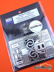 Scale Motorsport: Set de mejora y detallado escala 1/24 - Toyota GT-One TS020 - fotograbados - para las referencias de Tamiya TAM24222 y TAM24230