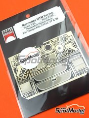Scale Motorsport: Detail up set 1/24 scale - Mercedes-Benz CLK DTM - photo-etched parts - for Tamiya references TAM24234, TAM24237, TAM24239 and TAM24263 image