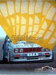 Scale Production: Window frame paint masks 1/24 scale - BMW M3 E30 - paint masks and assembly instructions - for Beemax Model Kits references B24007, Aoshima 098196, B24016 and B24019, or Nunu references PN24014, PN-24014, PN24017, PN-24017, PN24019 and PN-24019
