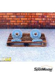 Scale Production: Brakes 1/24 scale - Brake discs and calipers - 3D printed parts - 2+2 units image