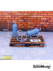 Scale Production: Detalle escala 1/24 - Bombona de NOS con soporte - piezas impresas en 3D y calcas de agua - 1 unidades