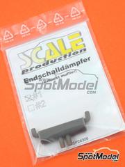 Scale Production: Exhaust 1/24 scale - Exhaust muffler for Porsche - Type 1 - 3D printed parts