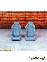 Scale Production: Seat 1/24 scale - Recaro Speed - 3D printed parts - 2 units