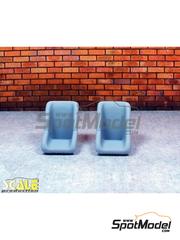 Scale Production: Seat 1/24 scale - Seats Classic type 2 - resin parts - 2 units