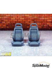 Scale Production: Seat 1/24 scale - Recaro Specialist - resin parts - 2 units