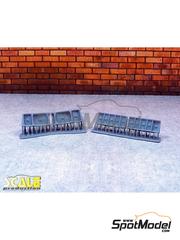 Scale Production: Luces escala 1/24 - Mercedes Benz 190 Reflectores de faros/luces traseras - piezas impresas en 3D - para la referencia de Italeri 3624