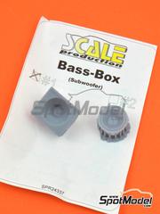 Scale Production: Detalle escala 1/24 - Subwoofer - piezas impresas en 3D - 1 + 1 unidades