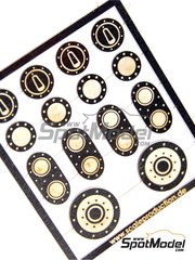 Scale Production: Tapones de gasolina escala 1/24 - Tapa de deposito de gasolina - fotograbados