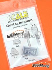 Scale Production: Cinturones escala 1/24 - Cinturn de seguridad con anclajes - piezas impresas en 3D