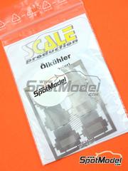 Scale Production: Detail 1/24 scale - Oil cooler - photo-etched parts - 6 units image