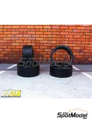 Scale Production: Tyre set 1/24 scale - Pirelli PZero Trofeo R 21 inches - rubber parts - 4 units