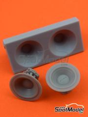 Scale Production: Detalle escala 1/24 - Caja de bajos - Bass-Box - piezas impresas en 3D - 1 + 2 unidades