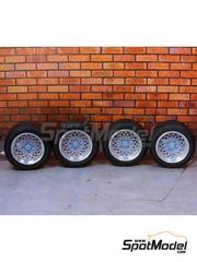 Scale Production: Llantas escala 1/24 - BBS E30 13 pulgadas - piezas impresas en 3D y piezas de metal torneado - 4 unidades