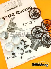 Scale Production: Rims 1/24 scale - OZ Racing 18 inches - plastic parts and turned metal parts - 4 units image