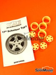 Scale Production: Rims 1/24 scale - Schnitzer T1 17 inches - resin parts - 4 units image