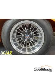 Scale Production: Rims 1/24 scale - Alpina Classic 13 inches - 3D printed parts and CNC metal parts - 4 units