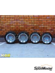 Scale Production: Rims 1/24 scale - BBS E26 17 inches - 3D printed parts and turned metal parts - 4 units