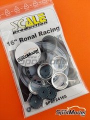Scale Production: Rims 1/24 scale - Ronal rims 16 inches - CNC metal parts, metal parts and resin parts - 2 + 2 units image