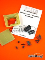 Scale Production: Engine 1/24 scale - Ford Escort RS1600 Mk I Twin Cam - resin parts - for Belkits references BEL006, BEL-006, BEL007 and BEL-007