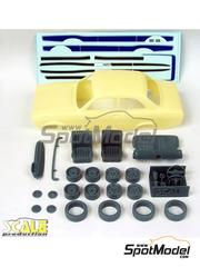 Scale Production: Transkit 1/24 scale - Ford Escort Mk I - 3D printed parts, resin parts and water slide decals - for Belkits references BEL006, BEL-006, BEL007 and BEL-007