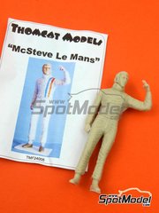 Scale Production: Figura escala 1/24 - Steve Mc Queen - piezas de resina