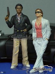 TV STARSKY AND HUTCH RESIN FIGURE MODEL PAIR 1/18 1/24 painted unpainted 