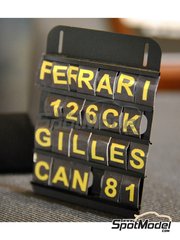 ScaleLab 24: Detail 1/20 scale - Pitboard - photo-etched parts image