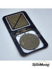 ScaleLab 24: Detail 1/24 scale - Tapa de alcantarilla y sumidero de lluvia - photo-etched parts image