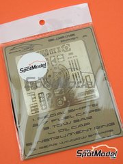 ScaleLab 24: Detail up set 1/24 scale - Porsche Carrera RSR Turbo - paint masks, photo-etched parts and seatbelt fabric - for Fujimi references FJ126487, RS-23, FUJ12648, FJ126494 and RS-99 image