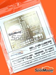 ScaleLab 24: Detail up set 1/24 scale - Porsche Kremer 935 K3 - paint masks, photo-etched parts, seatbelt fabric and assembly instructions - for Nunu references PN24006, PN24029 and PN24029.OUTLET image