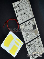 ScaleLab 24: Detail up set 1/24 scale - Audi R8 LMS - paint masks, photo-etched parts, seatbelt fabric and assembly instructions - for Nunu references PN24004, NU-24004, PN24004, NUNPN24004, PN24024, PN-24024, PN24024-UNBOX, PN24028 and NU24028 image