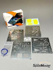 ScaleLab 24: Detail up set 1/24 scale - Audi R8 LMS Evo - 3D printed parts, paint masks, photo-etched parts, resin parts, seatbelt fabric, turned metal parts and assembly instructions - for Nunu references PN24026 and NU24026 image