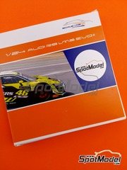 ScaleLab 24: Detail up set 1/24 scale - Audi R8 LMS GT3 Evo II - 3D printed parts, CNC metal parts, paint masks, photo-etched parts, seatbelt fabric and assembly instructions - for Meng Model references CS-009 and CS-011