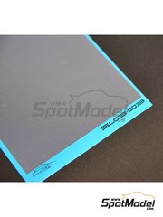 ScaleLab 24: Carbon fiber decal 1/24 scale - Carbon Fiber - Pattern B - water slide decals image
