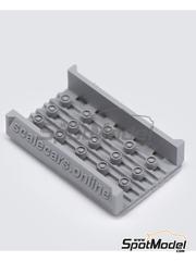 Scalecars.Online: Detalle escala 1/24 - Centros de bujes - piezas impresas en 3D - 16 unidades