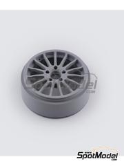 Scalecars.Online: Rims 1/24 scale - OZ Racing 18 inches type 2 - 3D printed parts - 5 units