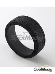 Scalecars.Online: Tyre set 1/24 scale - Pirelli P Zero RA - 3D printed parts - 5 units