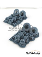 Scalecars.Online: Brakes 1/24 scale - Ford Sierra RS Cosworth - 3D printed parts - for Tamiya references TAM24080 and TAM24081