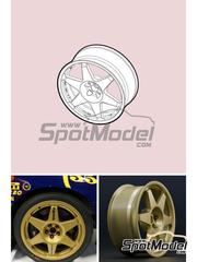 Scalecars.Online: Rims 1/24 scale - Speedline Corse 2013C - 3D printed parts - for Scalecars.Online reference SCO-R079 - 5 units