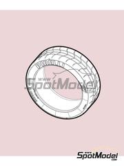 Scalecars.Online: Tyre set 1/24 scale - Pirelli RE - 3D printed parts - for Scalecars.Online reference SCO-R078-SCO - 5 units