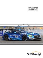 Scaleliveries: Marking / livery 1/24 scale - Mercedes AMG GT3 #4 - 24 Hours Nrburgring 2017 - water slide decals, assembly instructions and painting instructions - for Tamiya reference TAM24345